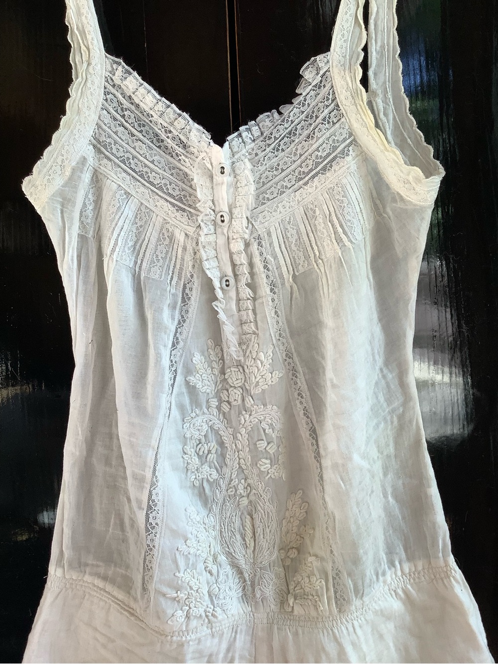 Sleeveless India Cotton One Piece Medium - Picture 3 of 5